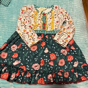 Matilda Jane Floral Dress with Ruffle Detail